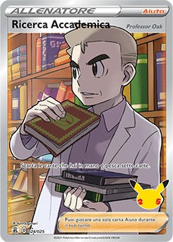 Ricerca Accademica (Professor Oak) 24/025 - Celebrations - Full Art ITA